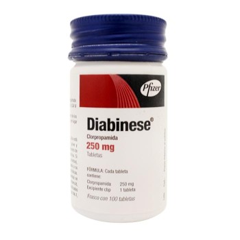 DIABINESE CHLORPROMAZINE 250 MG 100 TABS