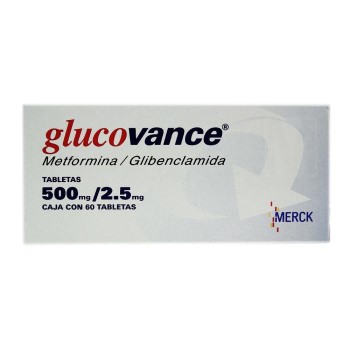 GLUCOVANCE GLYBURIDE METFORMIN 500/2.5 MG 60 TABS
