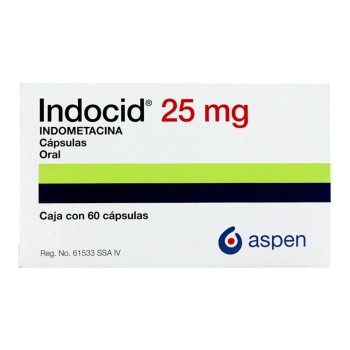 INDOCIN INDOCID INDOMETHACIN 25 MG 60 CAPS