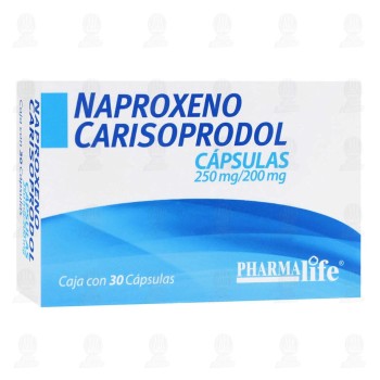 CARIDOXEN NAPROXEN CARISOPRODOL GENERIC 250/200 MG 30 CAPS