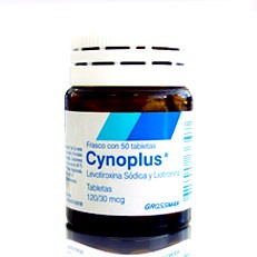 CYNOPLUS LEVOTHYROXINE SODIUM LIOTHYRONINE 120/30 MCG 50 TABS