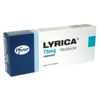 LYRICA PREGABALIN 75 MG 28 CAPS