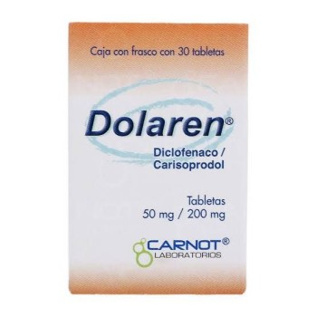 DOLAREN CLARISOPRODOL DICLOFENAC 50/200 MG 30 CAPS