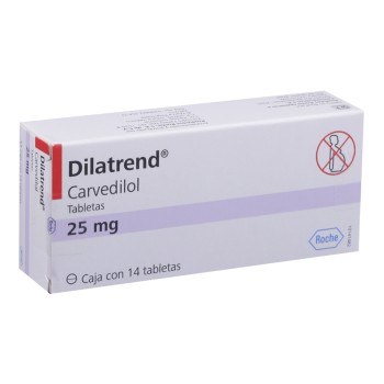 CARVEDILOL DILATREND 25 MG 14 TABS