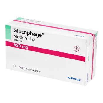 GLUCOPHAGE METFORMIN 850 MG 60 TABS