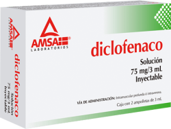 VOLTAREN DICLOFENAC GENERIC  75 MG /3 ML 4 AMPOULES