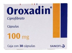 OROXADIN CIPROFIBRATE 100 MG 30 CAPS