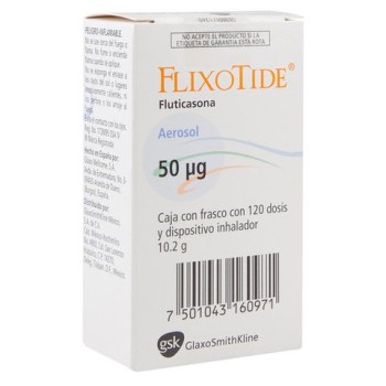 FLIXOTIDE FLUTICASONE SUSP. 50MCG 120 DOSAGES