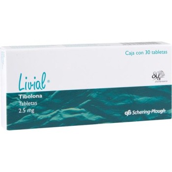 LIVIAL TIBOLONE 2.5 MG 30 TABS