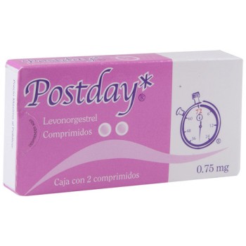 LEVONORGESTREL POSTDAY 0.75 MG 2 TABS