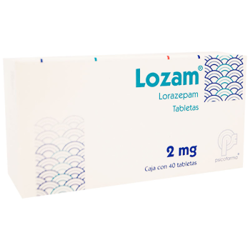 ATIVAN LOZAM LORAZEPAM 2 MG 40 TABS