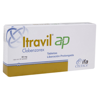 ITRAVIL AP CLOBENZOREX 60 MG 30 TABS EXTENDED RELEASE