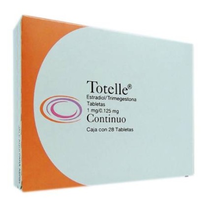 TOTELLE CONTINUO ESTRADIOL TRIMEGESTONE 1 /0.125 MG 28 TABS