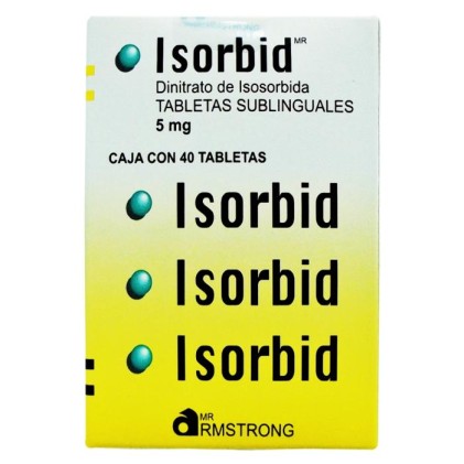 ISORBID SORBITRATE ISOSORBIDE DINITRATE SUBLINGUAL 5 MG 40 TABS