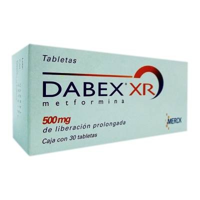 DABEX XR METFORMIN 500 MG 30 TABS
