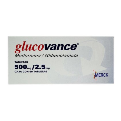 GLUCOVANCE GLYBURIDE METFORMIN 500/2.5 MG 60 TABS