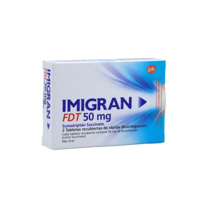 IMITREX IMIGRAN SUMATRIPTAN 100MG 2 TABS