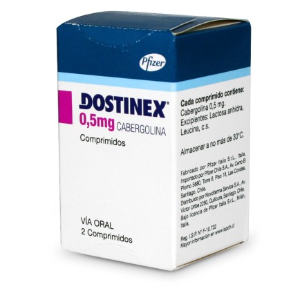 DOSTINEX CABERGOLINE 0.5 MG 4 TABS