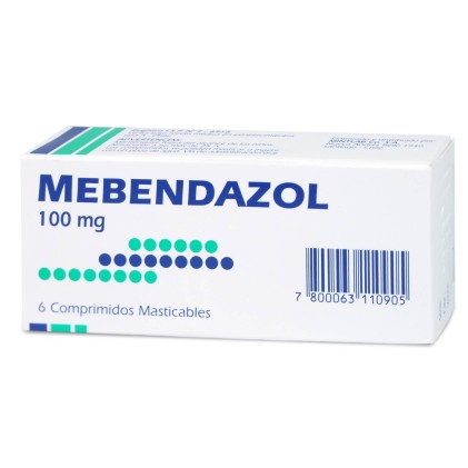 MEBENDAZOLE GENERIC 100 MG 6 TABS