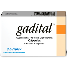 GADITAL GUAIFENESIN PROXYPHYLLINE CHLORPHENIRAMINE 16 CAPS