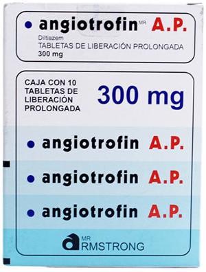 CARDIZEM ANGIOTROFIN AP DILTIAZEM 300 MG 10 TABS