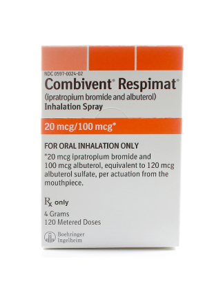 COMBIVENT RESPIMAT IPRATROPIUM BROMIDE, SALBUTAMOL 20 MCG/100MCG