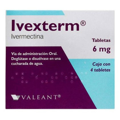 IVEXTERM IVERMECTIN 6MG 4 TABS