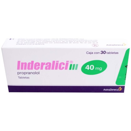 INDERAL INDERALICI PROPRANOLOL 40 MG 30 TABS
