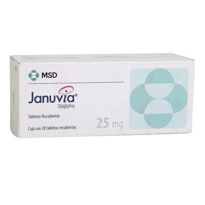 JANUVIA SITAGLIPTI 25 MG 28 TABS