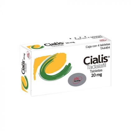 CIALIS TADALAFIL 20 MG 4 TABS