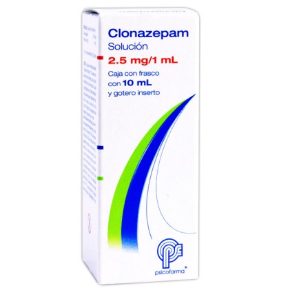 KLONOPIN CLONAZEPAM GENERIC DROPS 2.5MG/ 1ML 10ML SOLUTION