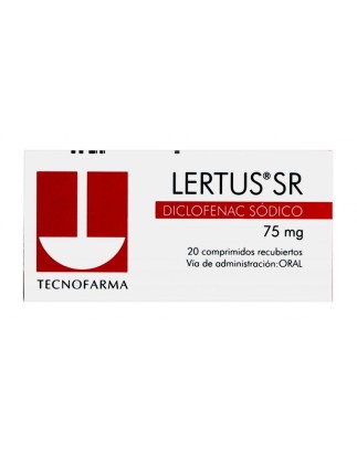 LERTUS SR. DICLOFENAC SODIUM 75 MG 20 TABS