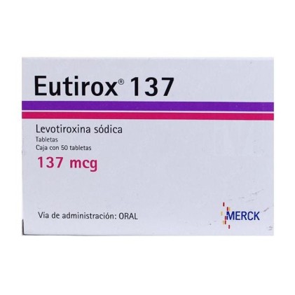 LEVOXYL SYNTHROID EUTIROX LEVOTHYROXINE 137 MCG 50 TABS