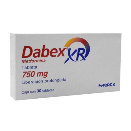 DABEX XR METFORMIN 750 MG 30 TABS