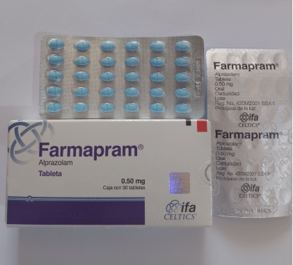 XANAX FARMAPRAM ALPRAZOLAM .50 MG 30 TABS