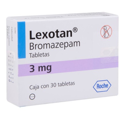 LEXOTAN BROMAZEPAM 3 MG 30 TABS.