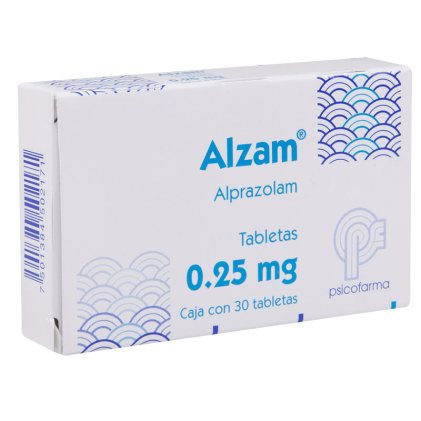 XANAX ALZAM ALPRAZOLAM 0.25 MG 60 TABS