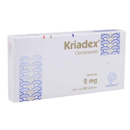 KLONOPIN KRIADEX CLONAZEPAM 2 MG 60 TABS