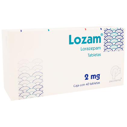 ATIVAN LOZAM LORAZEPAM 2 MG 80 TABS