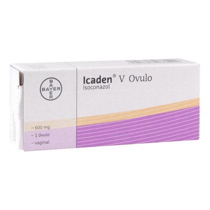 TRAVOGEN VAGINAL OVULES ICADEN V  600 MG 1 OVULE