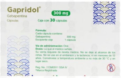 NEURONTIN GAPRIDOL GABAPENTIN 300 MG 30 TABS