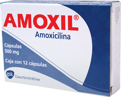 AMOXIL AMOXICILLIN 500 MG 12 CAPS