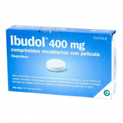 IBUPROFEN GENERIC 400 MG 20 TABS