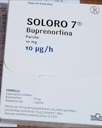 SOLORO 7 BUPRENORPHINE 10 MG 4 PATCHES