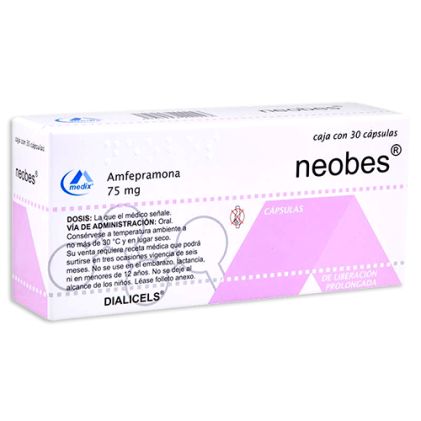 NOREX NEOBES AMFEPRAMONE 75 MG 30 CAPS