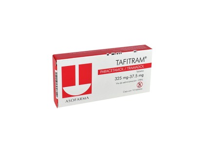 TAFITRAM TRAMADOL ACETAMINOPHEN 325 MG/37.5 MG 20 TABS